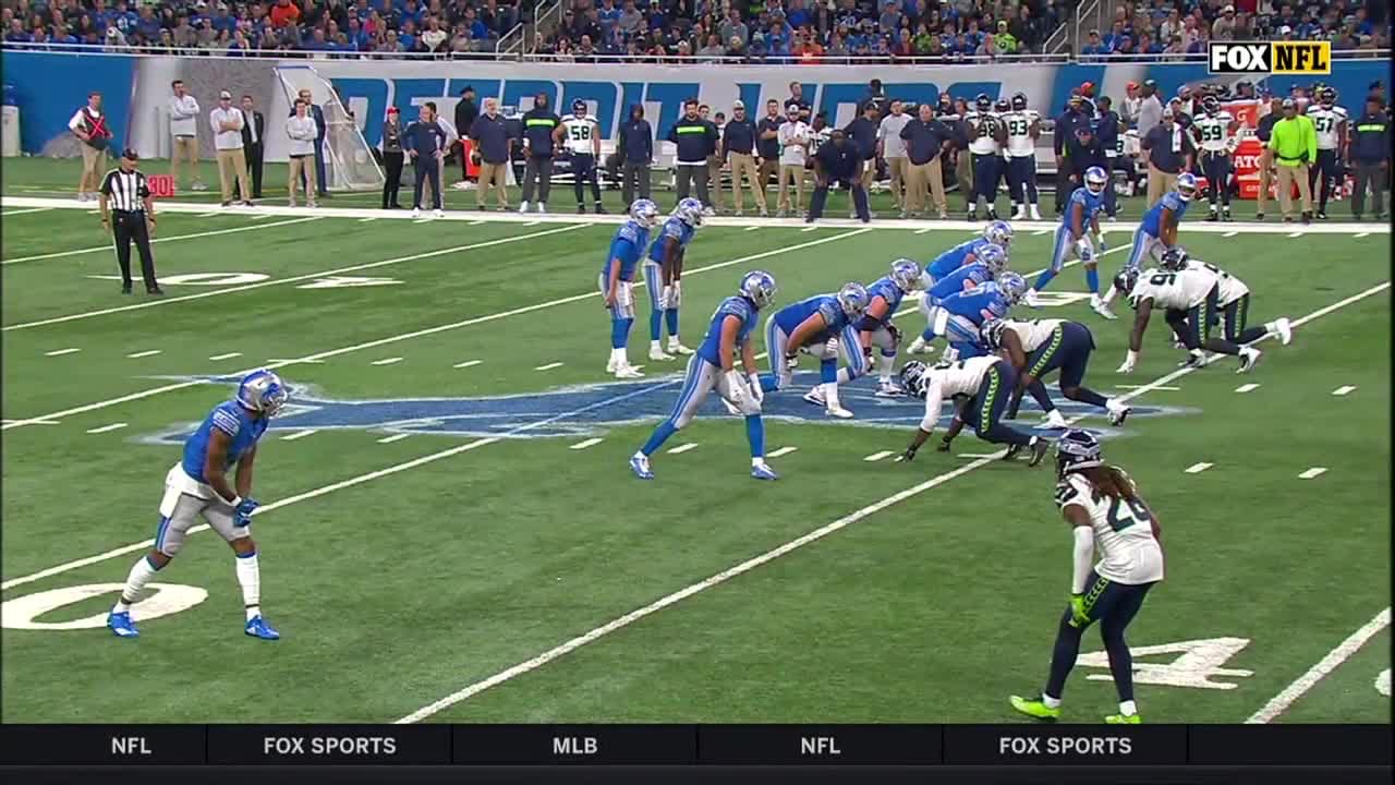 Jarran Reed Forces Matthew Stafford Fumble, Seahawks Recover