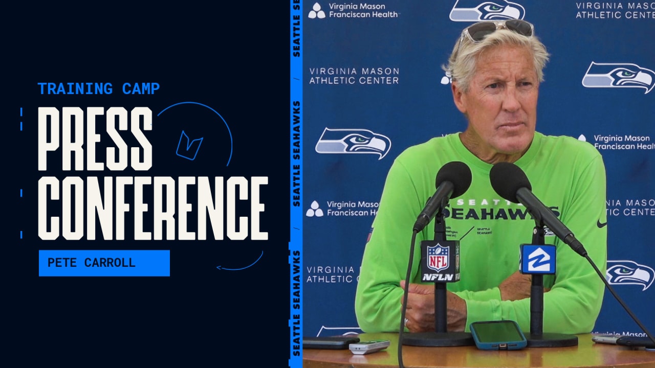 Pete Carroll, Seahawks 'happy with' quarterbacks on roster after