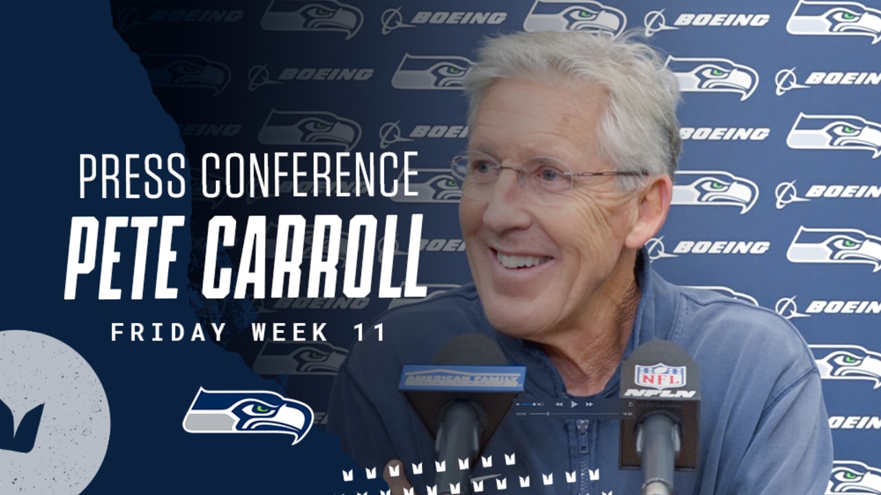 Pete Carroll Friday Press Conference - November 19