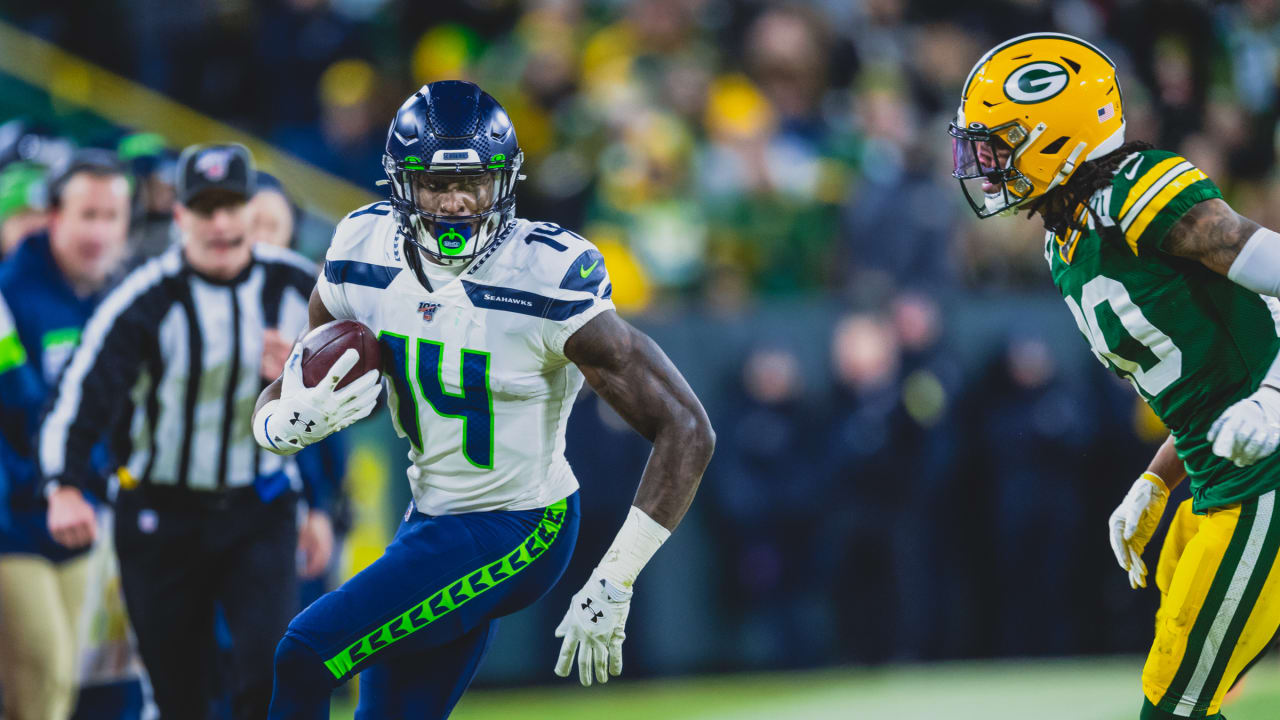 Seattle Seahawks #14 DK Metcalf Black 2020 Salute to Service