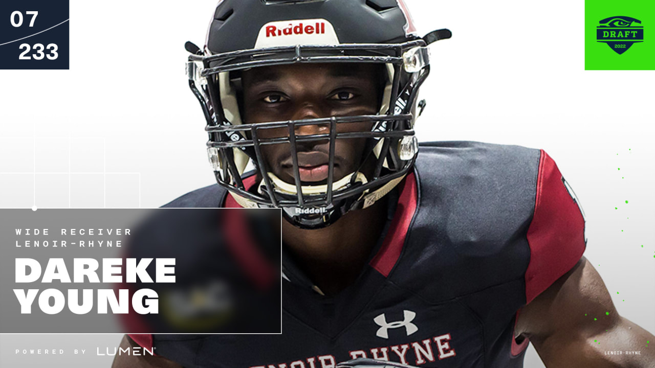 2022 NFL Draft Wide Receiver, Dareke Young, LenoirRhyne, 233rd Pick