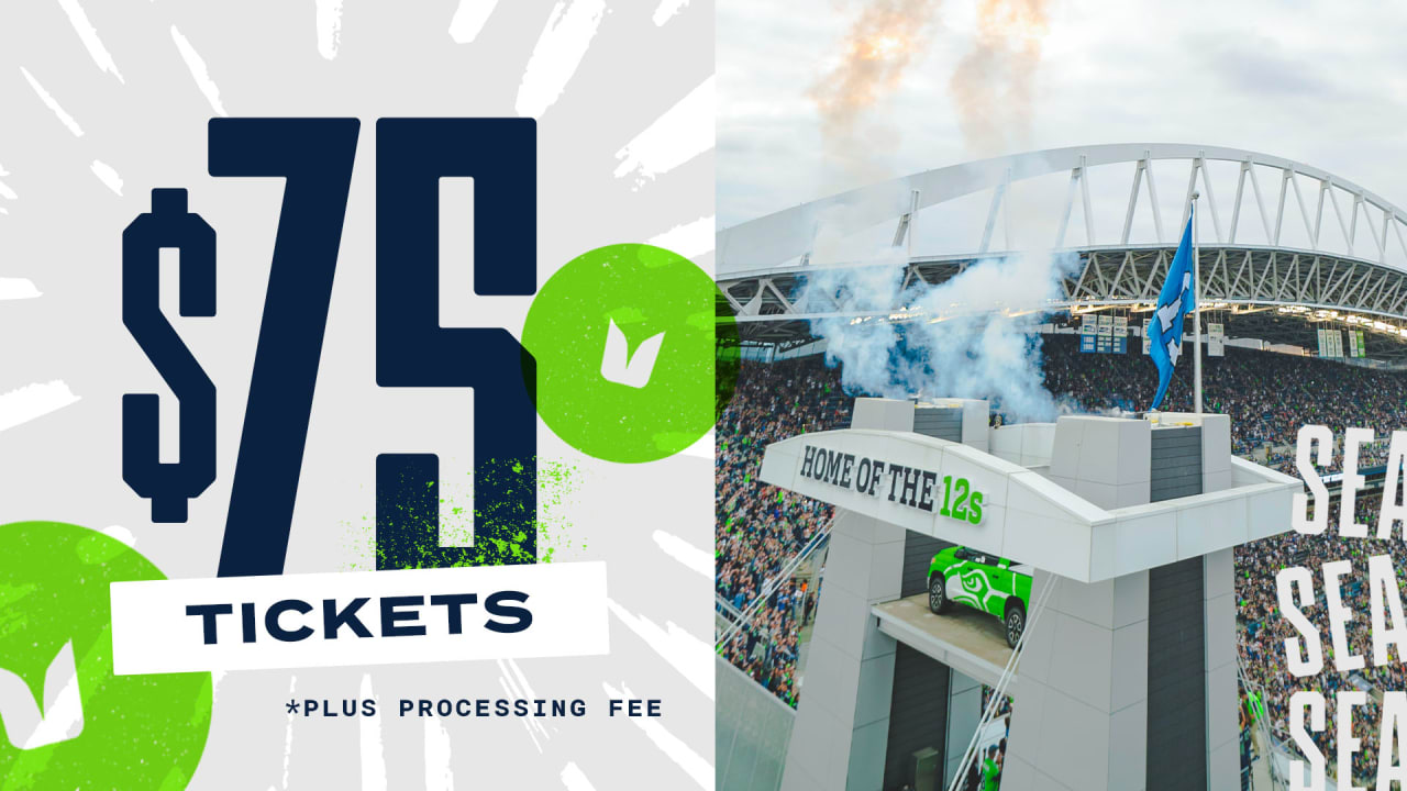 Seahawks Announce Registration Details for 75 SingleGame Ticket
