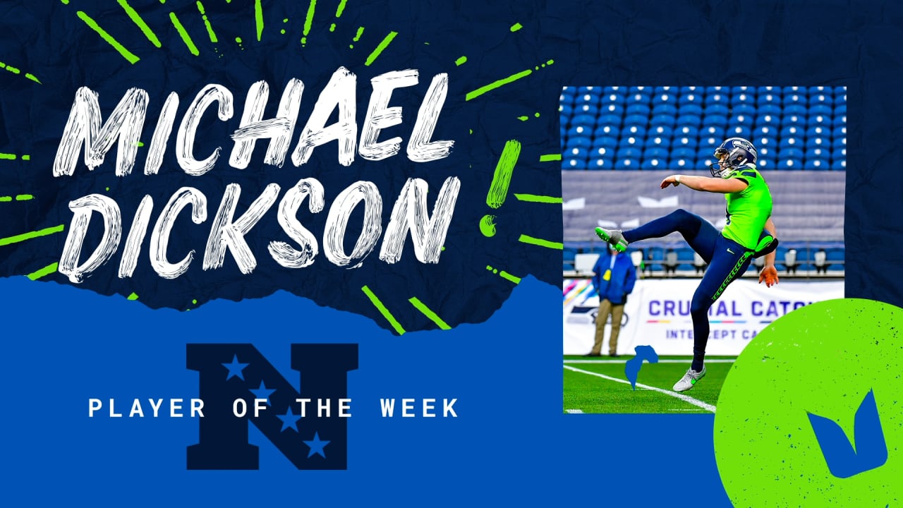 Seahawks Punter Michael Dickson Named NFC Special Teams Player Of The Week