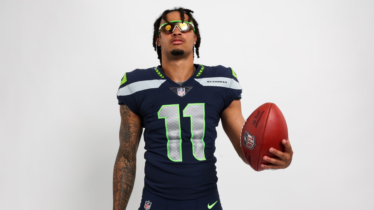 Jaxon Smith-Njigba Seattle Seahawks Unsigned Draft Night Photograph