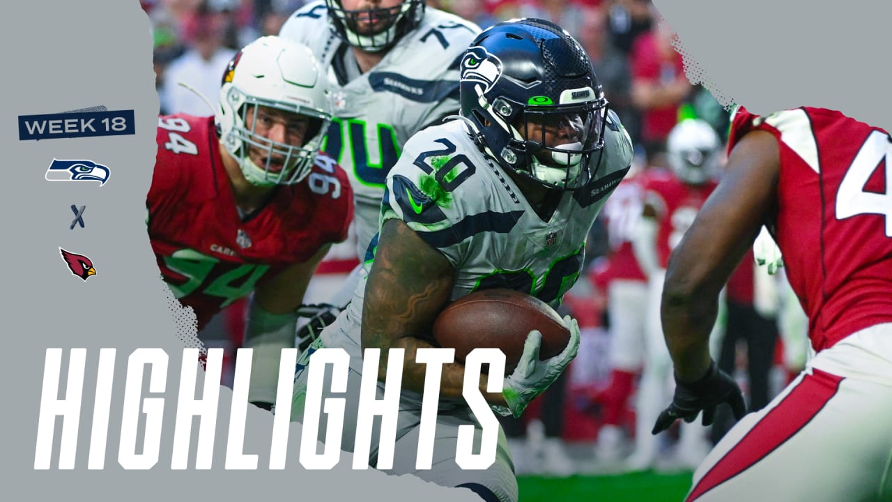 2021 Week 18 Seahawks at Cardinals Full Highlights