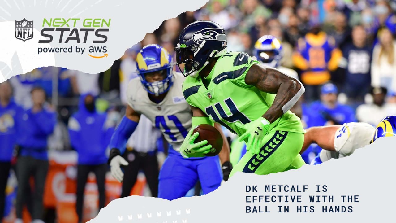 Next Gen Stats: DK Metcalf Is Effective With the Ball in His Hands