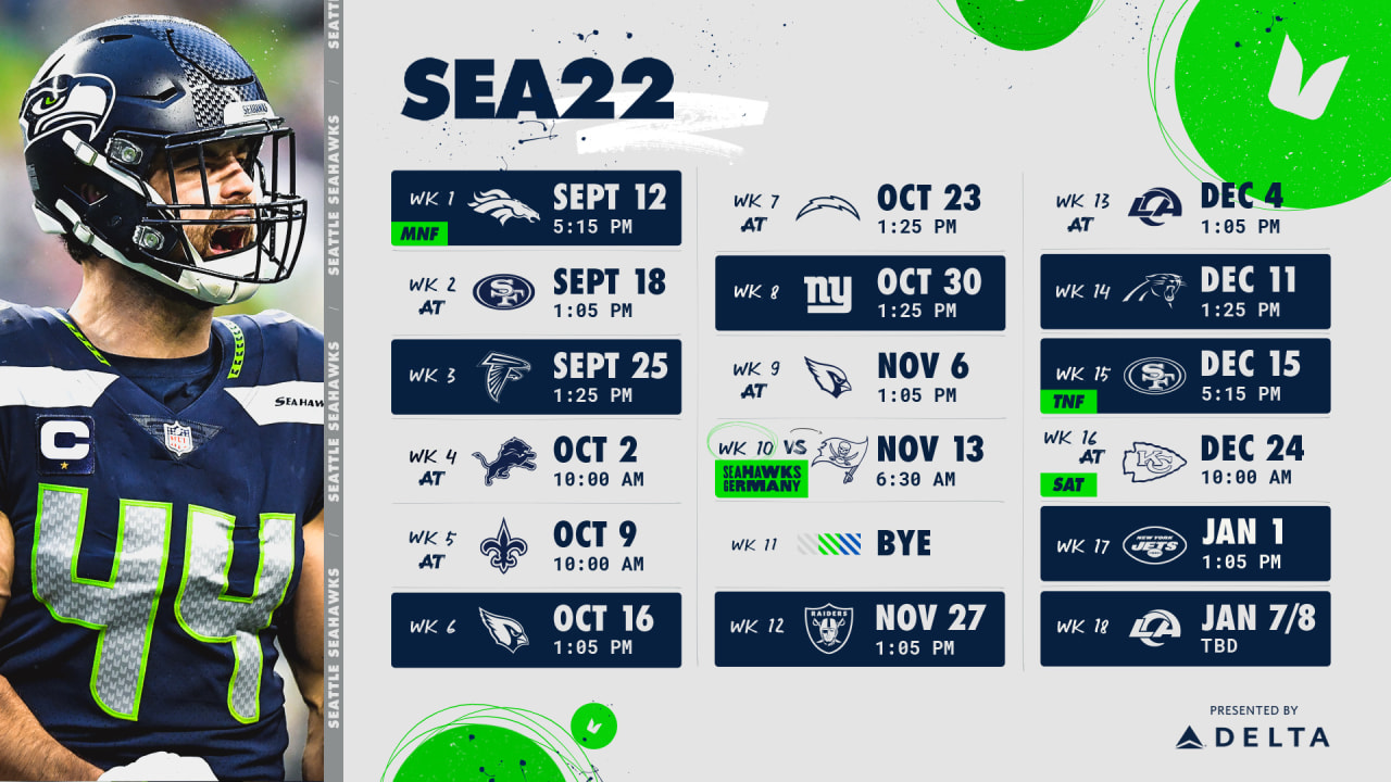 Seattle Seahawks Schedule 2024 2024 Season Edie Nikoletta