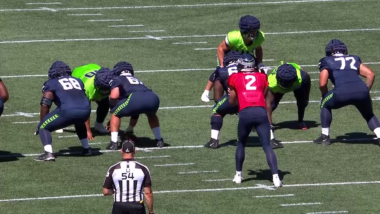 DK Metcalf Mock Game Catch