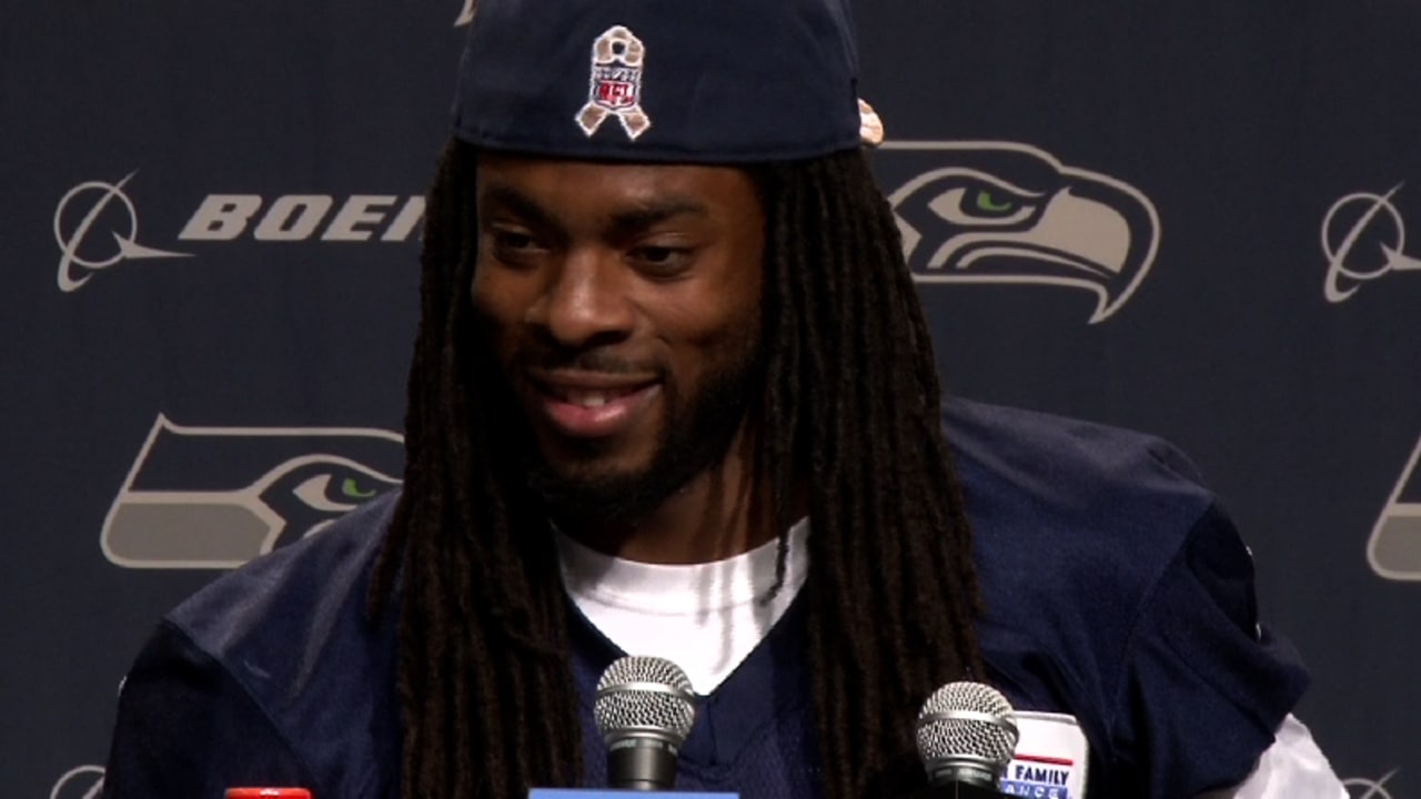 Helmet Stalker on X: Seahawks DB Richard Sherman is wearing an