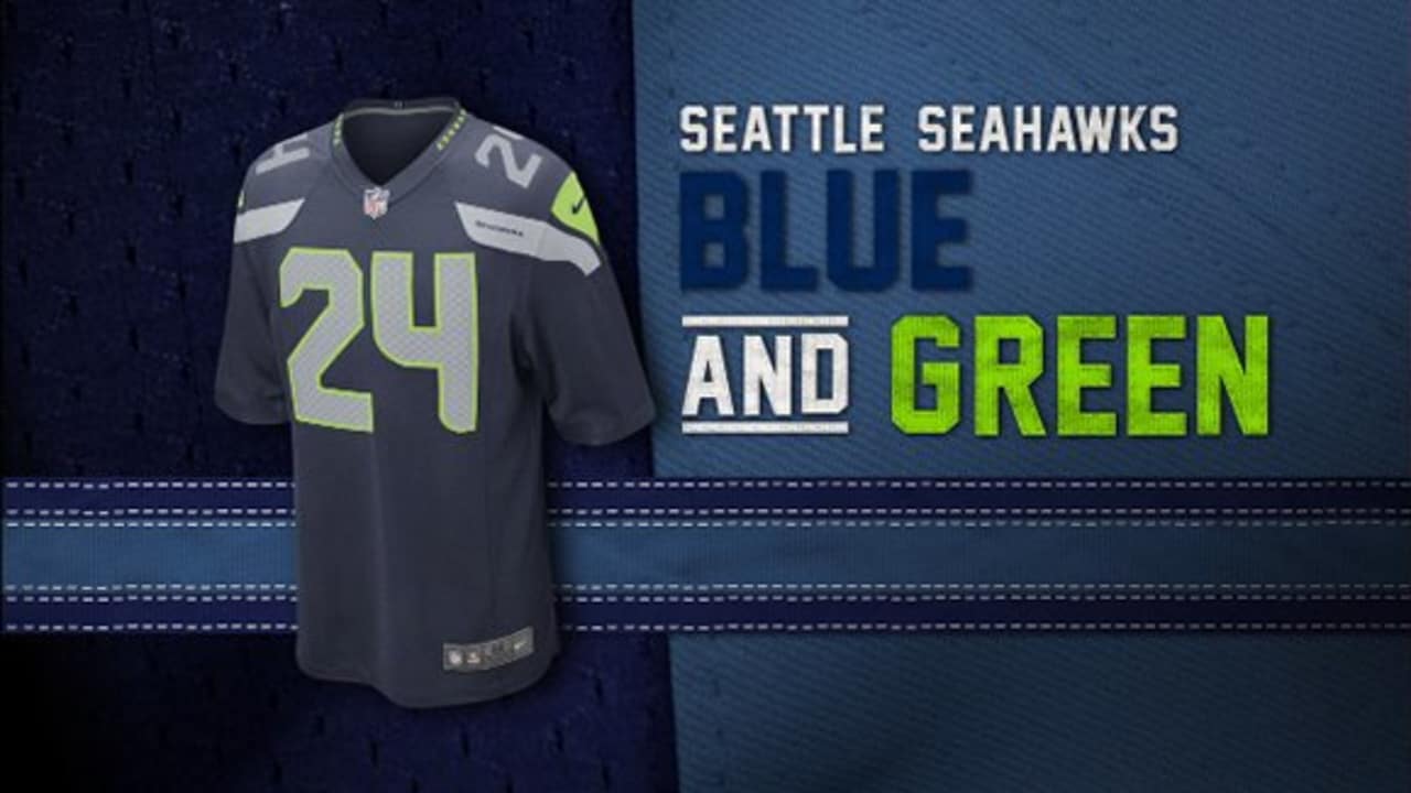 Evolution of the Seattle Seahawks colors