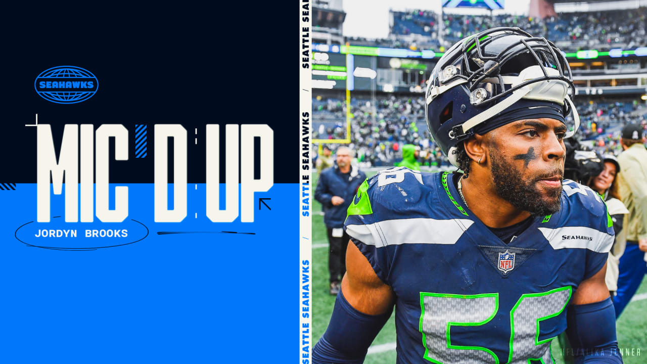 Seahawks Mic'd Up Jordyn Brooks Week 8 vs. Giants