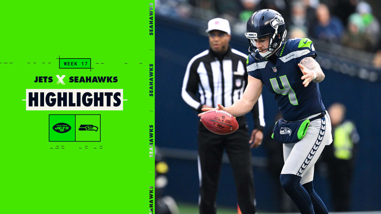 2022 Week 17 Seahawks vs. Jets Michael Dickson