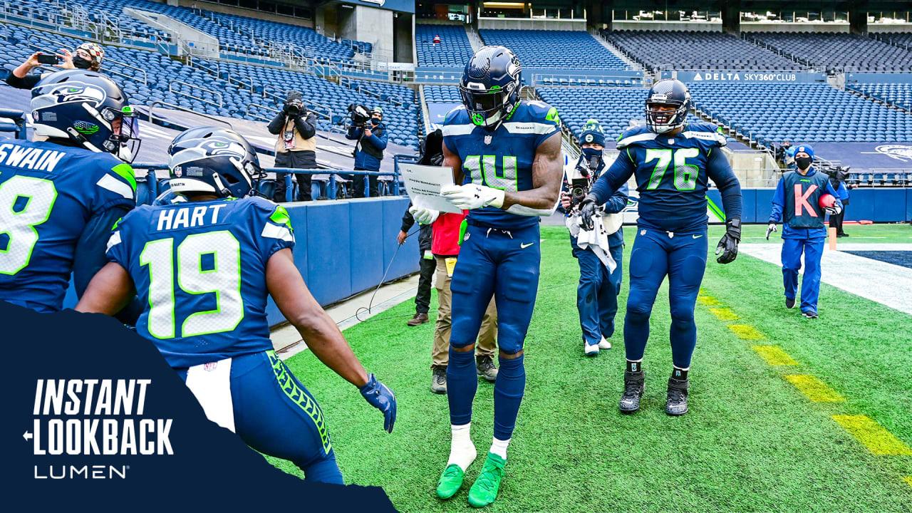 Week 14 Jets Vs Seahawks Dk Metcalf Scores And Receives Birthday Present