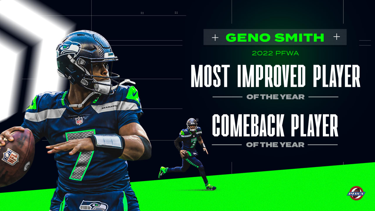 Geno Smith Named PFWA Comeback Player Of The Year & Most Improved Player