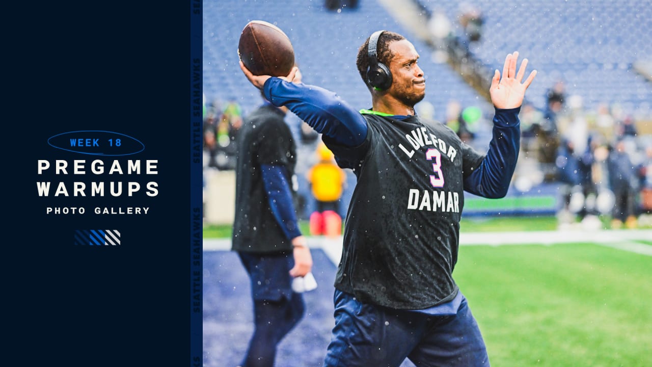 PHOTOS: Seahawks Show Love For Damar Hamlin During Pregame Warmups