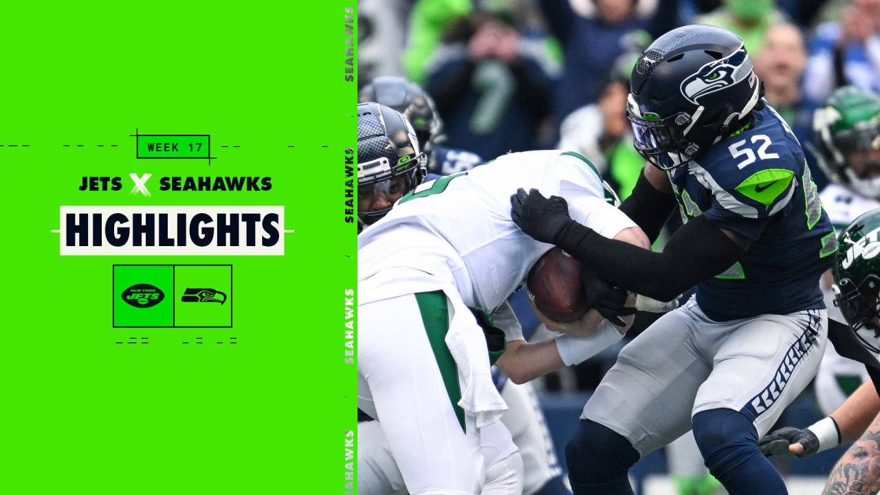 2022 Week 17 Seahawks vs. Jets Darrell Taylor Sacks Mike White Highlight