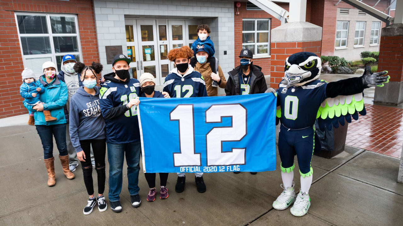 Honorary 12 Flag Raising At Mount Rainier High School For CHOOSE 180
