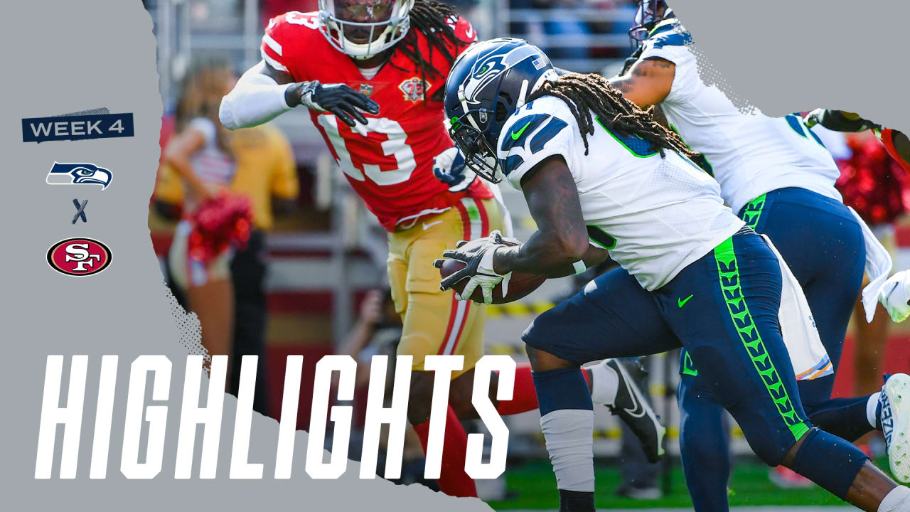 Seahawks vs. 49ers Week 4 Highlights