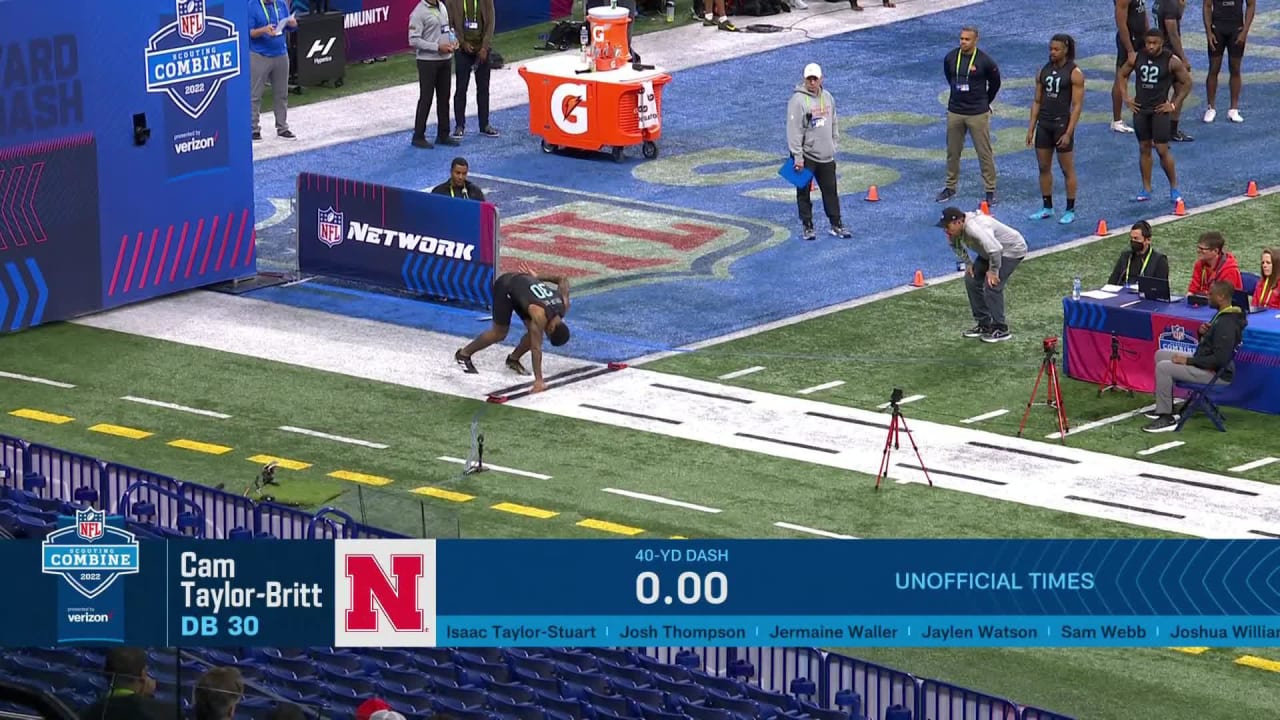 The 10 fastest 40-yard dashes in NFL Combine history