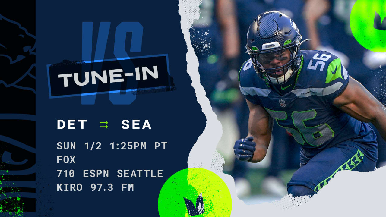 Seattle Seahawks vs. Detroit Lions: How to Watch, Listen and Live Stream on  January 2