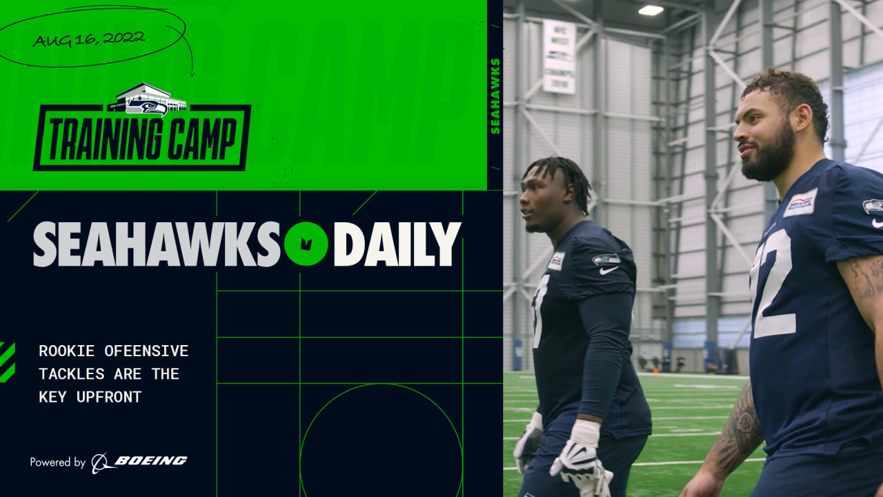 Rookies Cross, Lucas passing early tests on Seahawks O-line - The Columbian