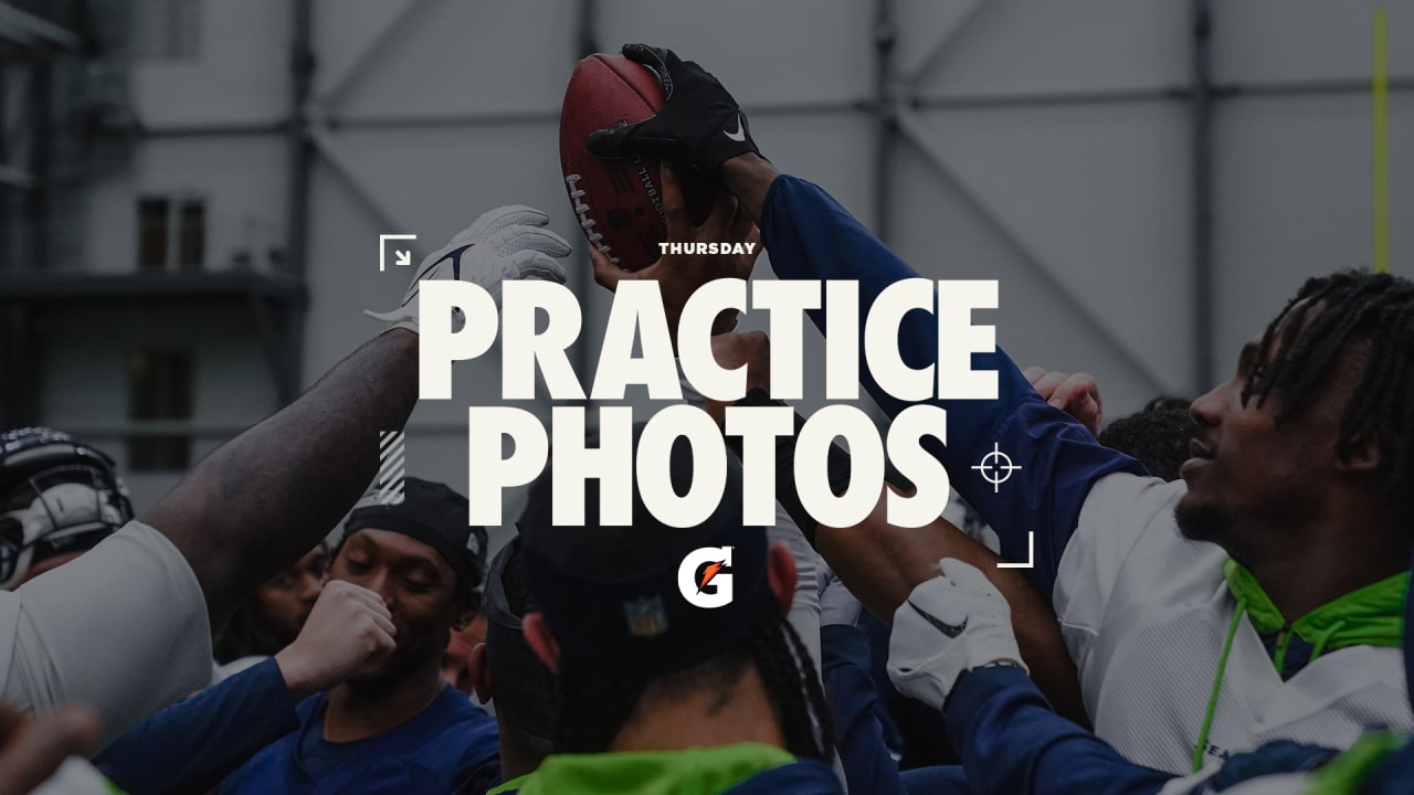 PHOTOS Seahawks Suit Up For Practice Ahead Of Sunday vs. Jets