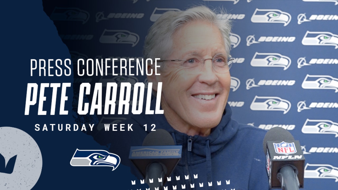 Pete Carroll Seahawks Saturday Press Conference - November 27