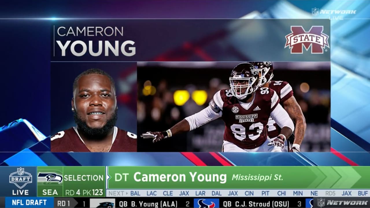 Seahawks Select DT Cameron Young, Mississippi State In Round 4 With Pick  No. 123