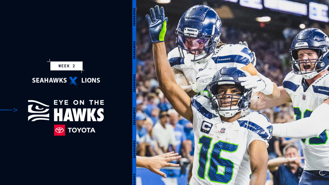 2023 Week 2 Seahawks at Lions Tyler Locket Stretches For Pylon On Game-Winning  Overtime TD Highlight