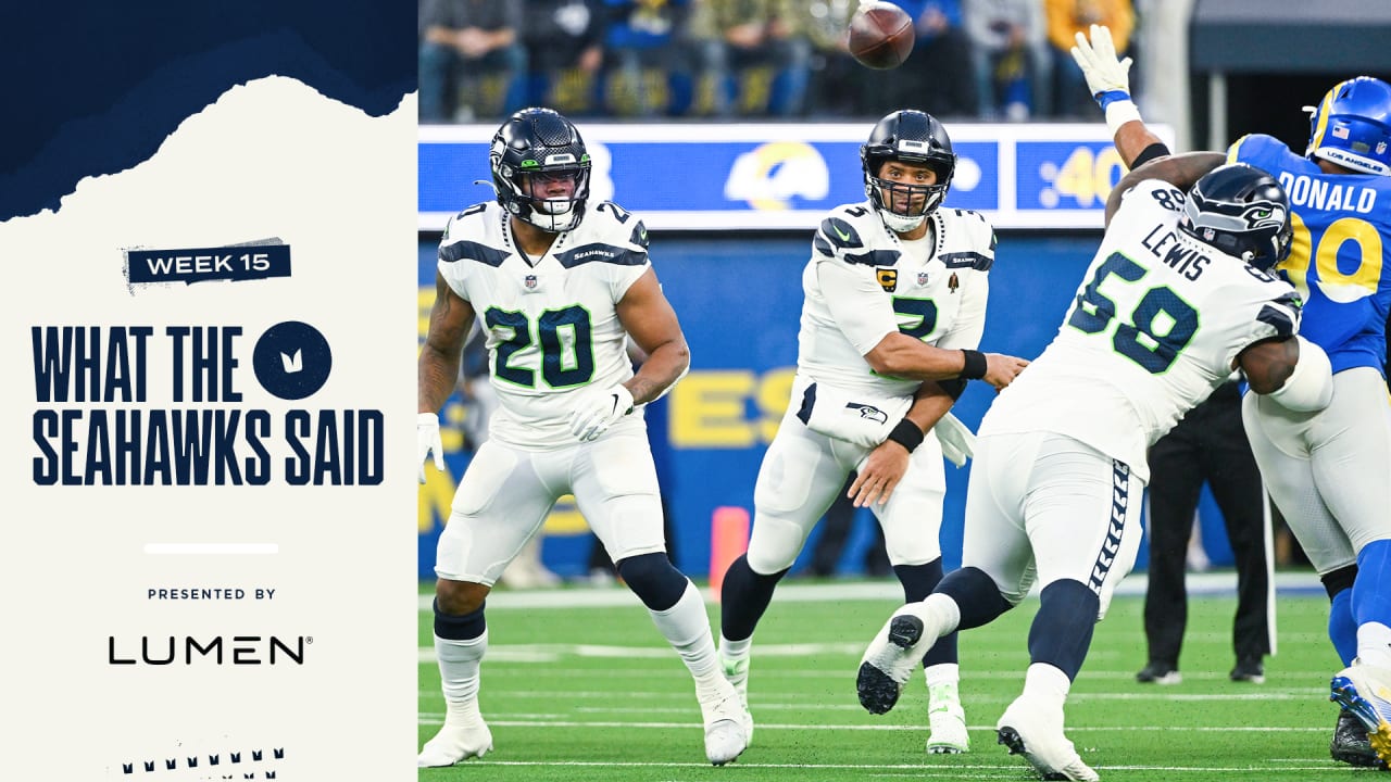 What The Seahawks Said Following Their 20-10 Loss To The Rams