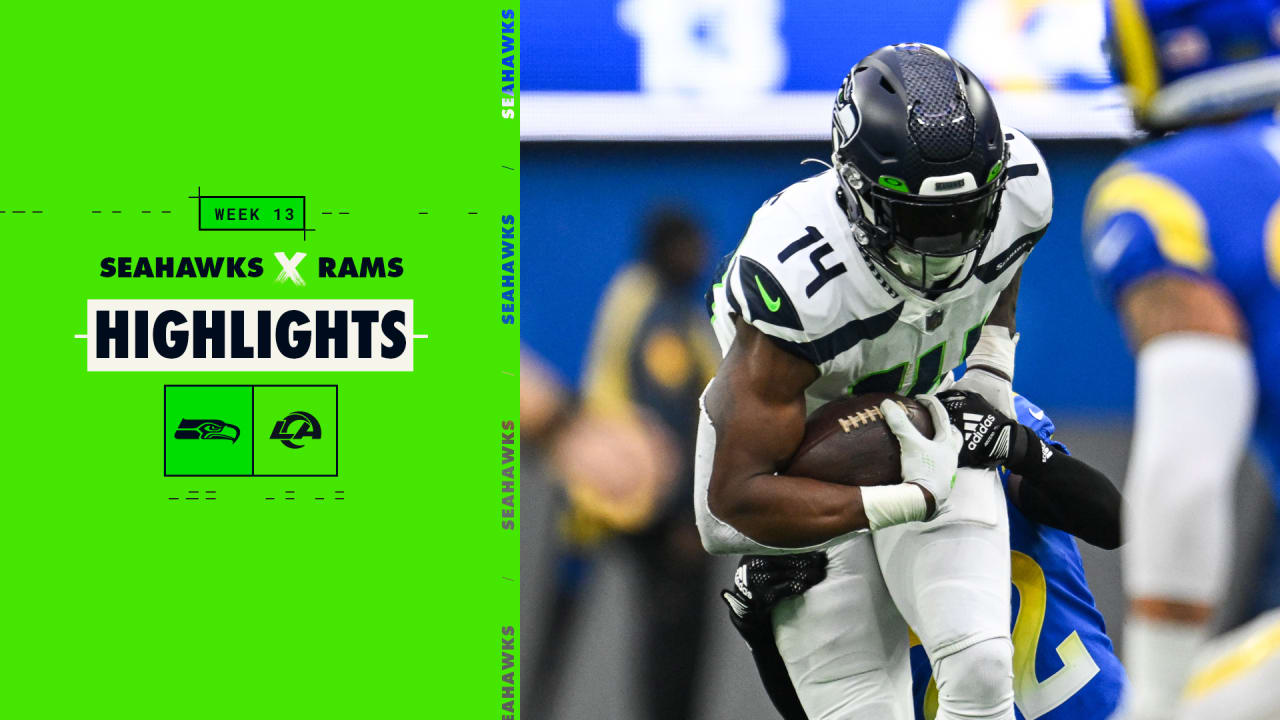 Seattle Seahawks vs. Los Angeles Rams  2022 Week 13 Game Highlights 