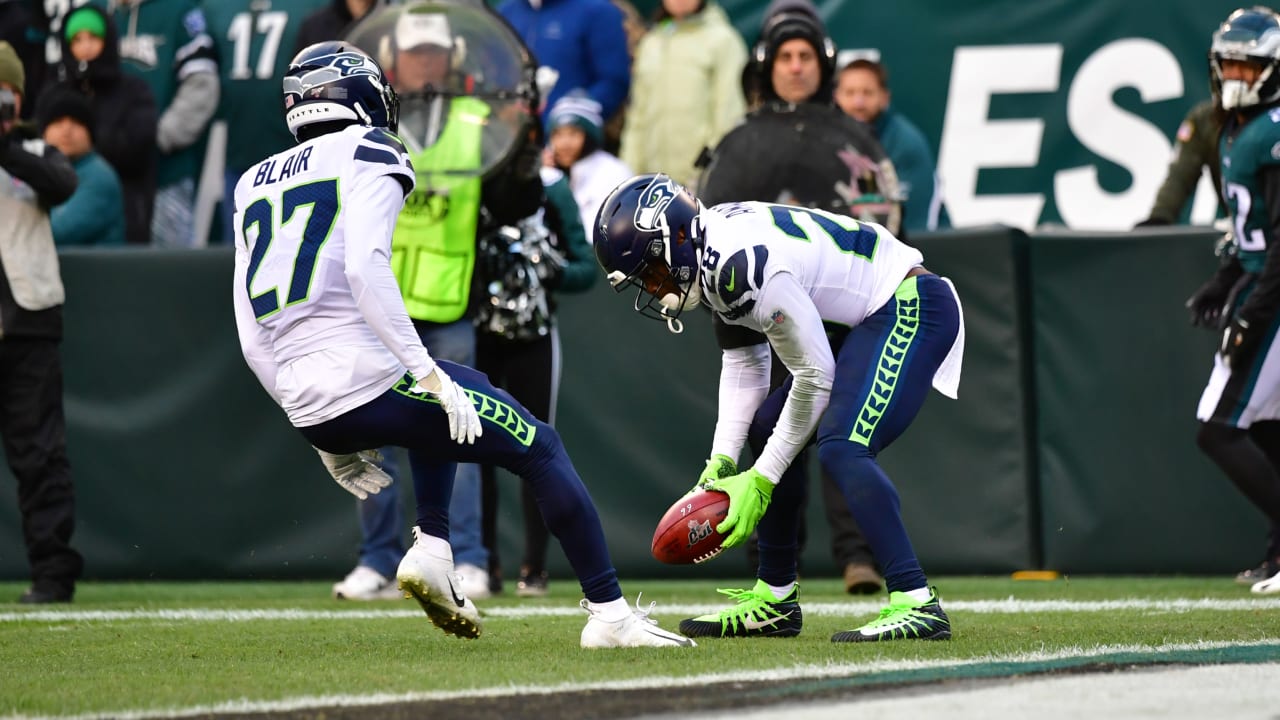 Seattle Seahawks safety Marquise Blair (27) during an NFL football