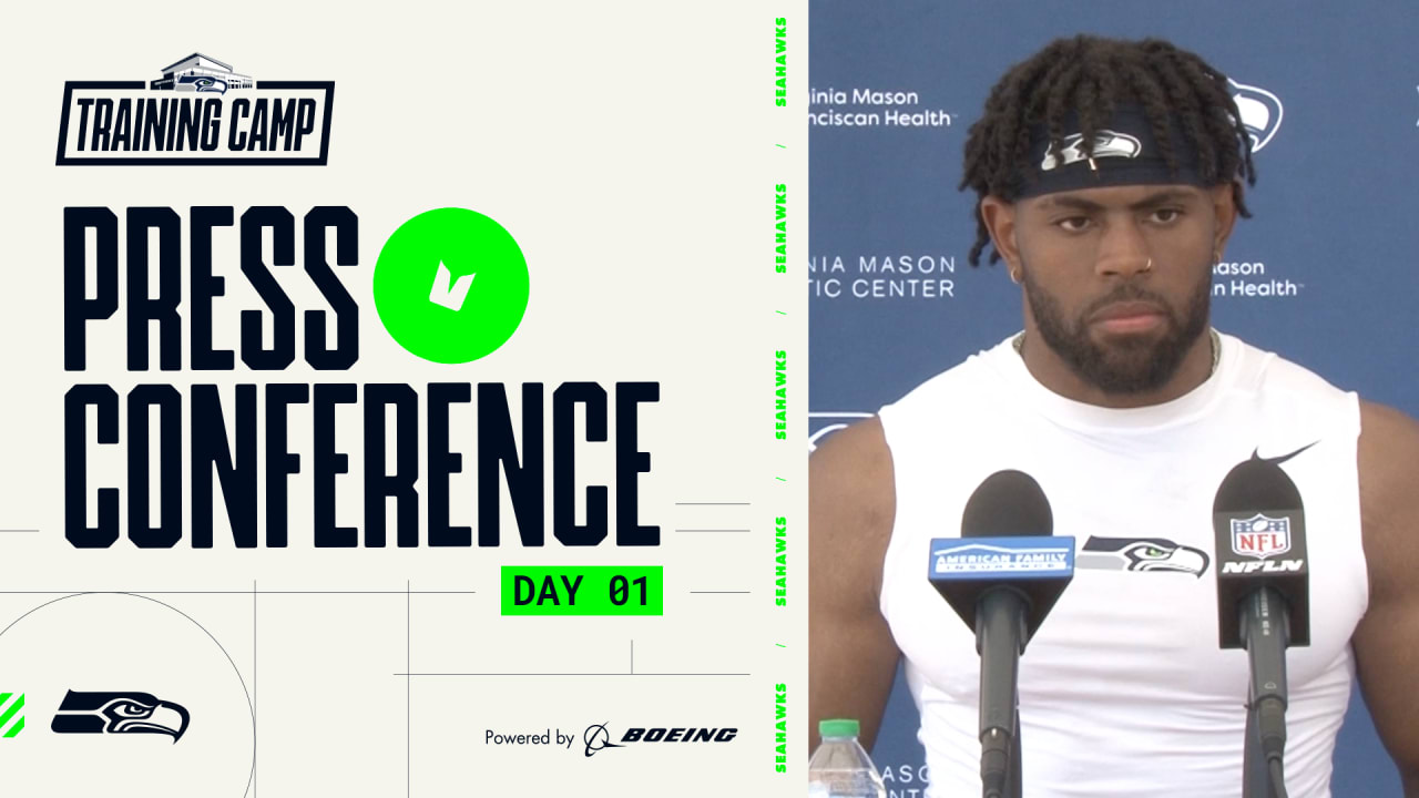 Jordyn Brooks Seahawks Training Camp Press Conference Day June 27