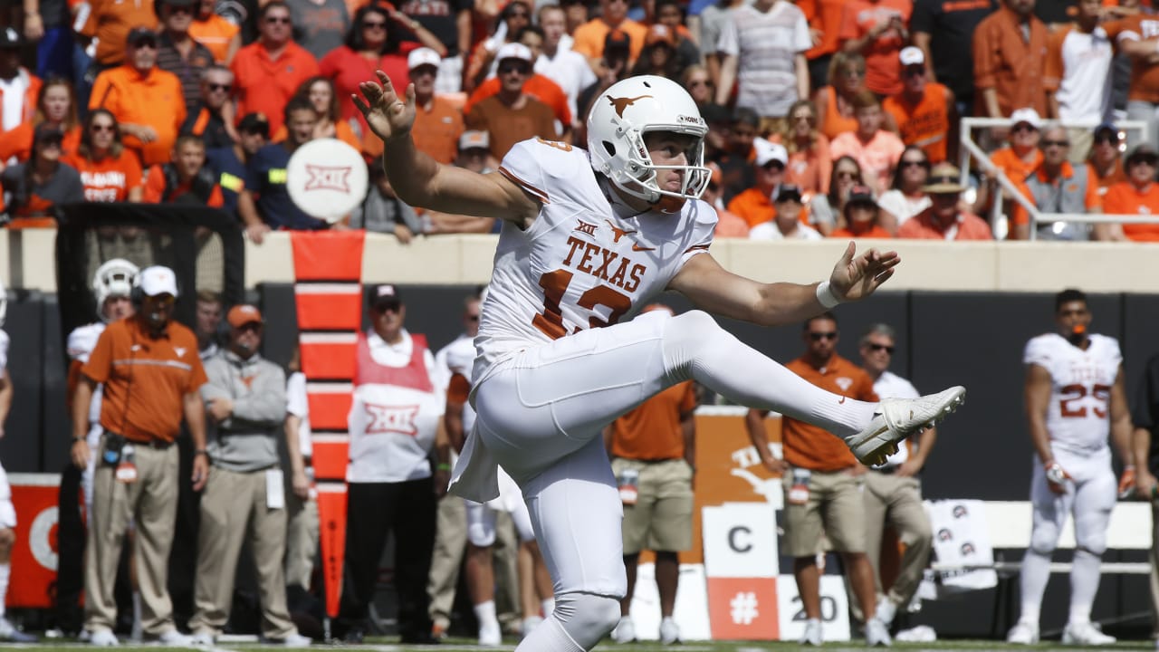 Texas punter Michael Dickson was the MVP of the Texas Bowl 