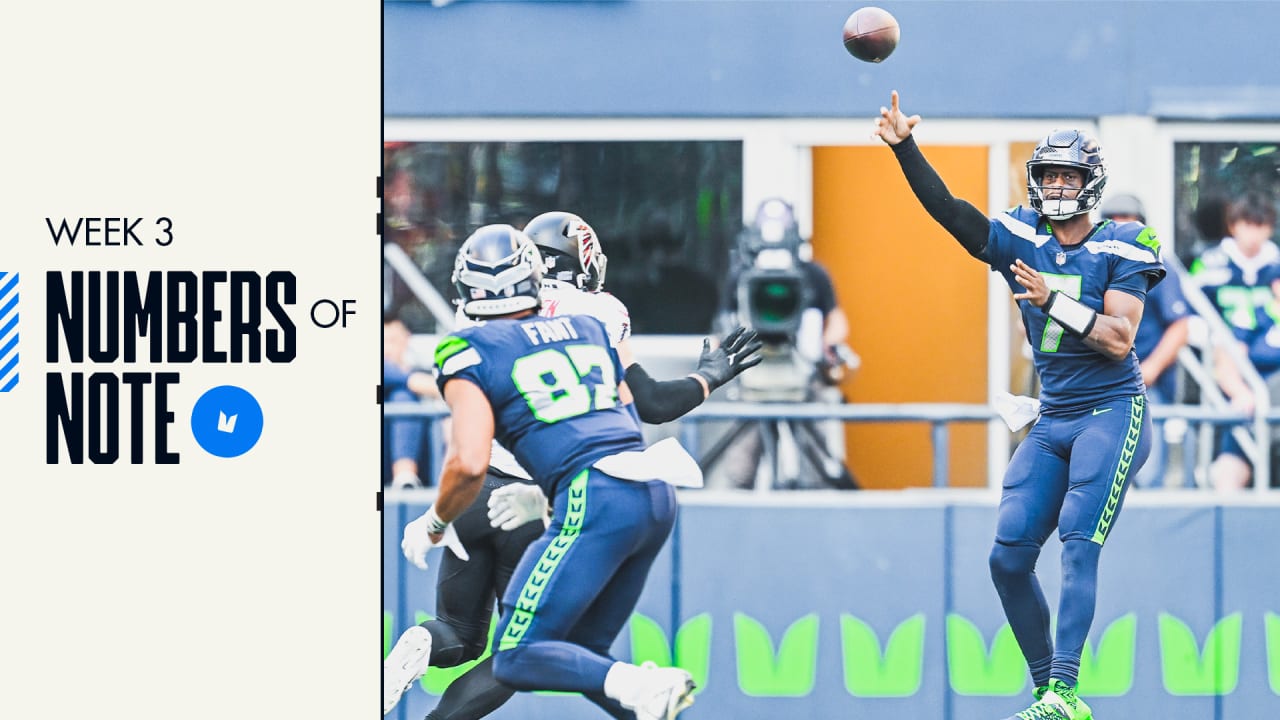 12 Numbers Of Note From The Seahawks Week 3 Loss to Atlanta