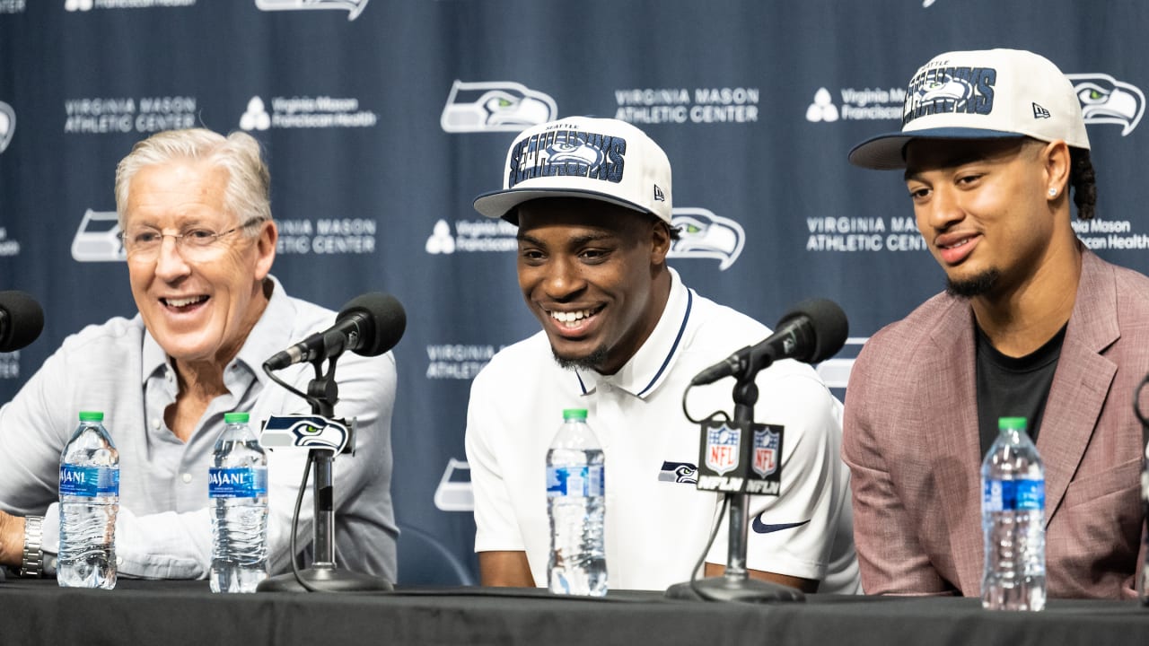 PHOTOS: Devon Witherspoon And Jaxon Smith-Njigba Introduced To Seattle ...