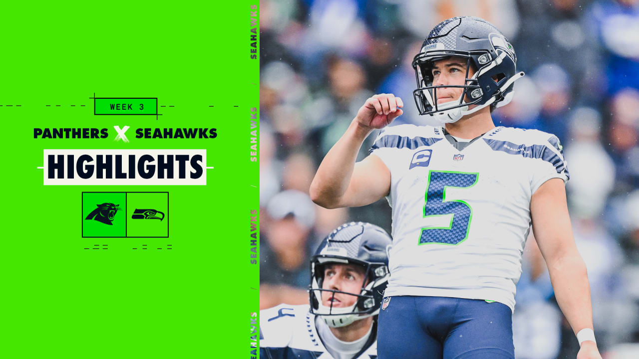 Carolina Panthers vs. Seattle Seahawks Full Game Highlights, Week 3, , Football Highlights