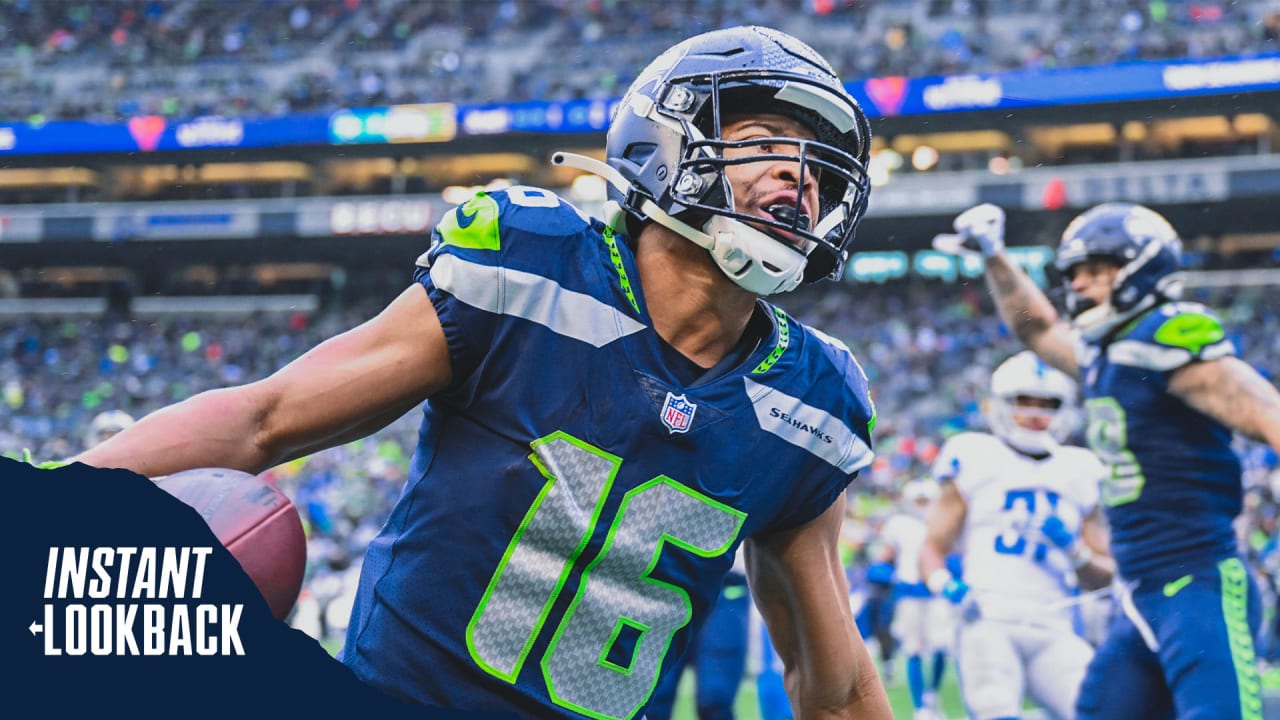 Seattle Seahawks wide receiver Tyler Lockett (16) during an NFL football  game against the New York