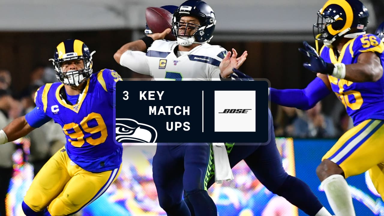 2020 Week 10 Key Matchups Seahawks at Rams