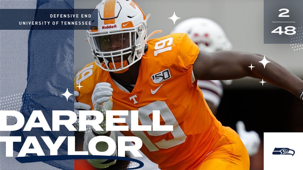 Seahawks Trade Up To Select Tennessee DE Darrell Taylor In Second Round Of  2020 NFL Draft