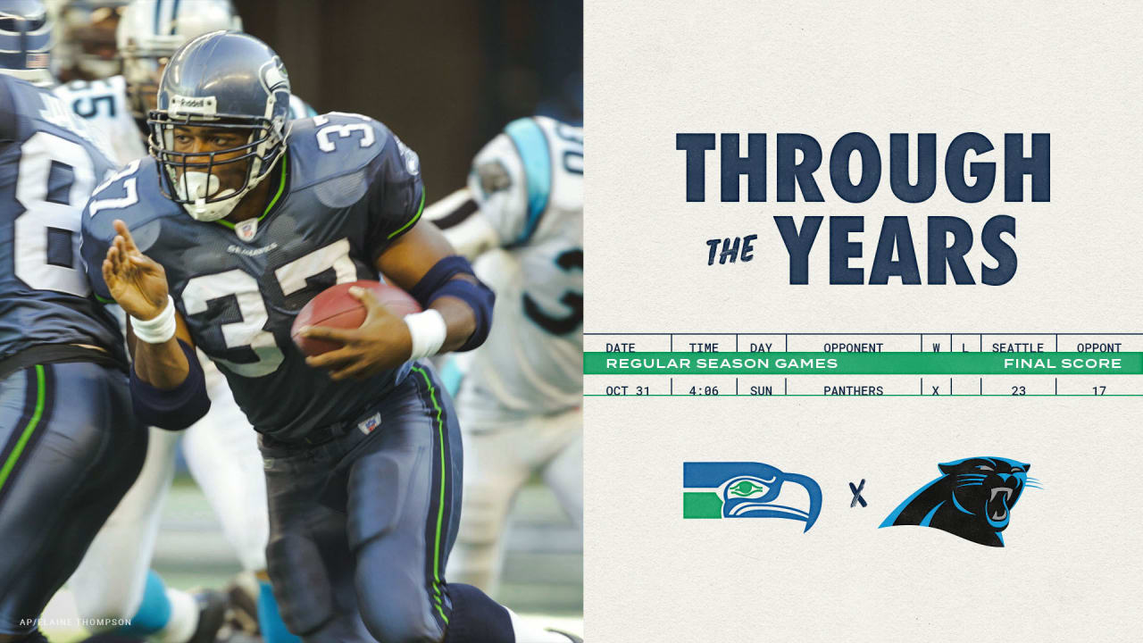 PHOTOS Seahawks vs. Panthers Through The Years