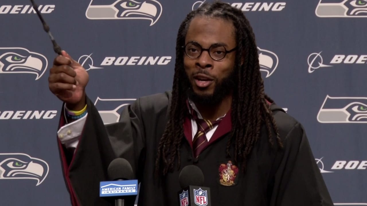 Seahawks Cornerback Richard Sherman Wears Harry Potter Costume To(00)