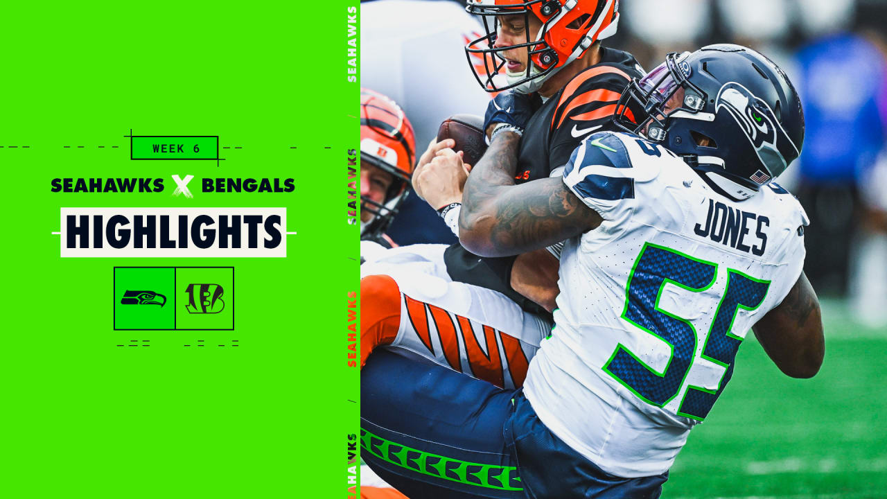 Week 6 Injury Report: Seahawks at Bengals