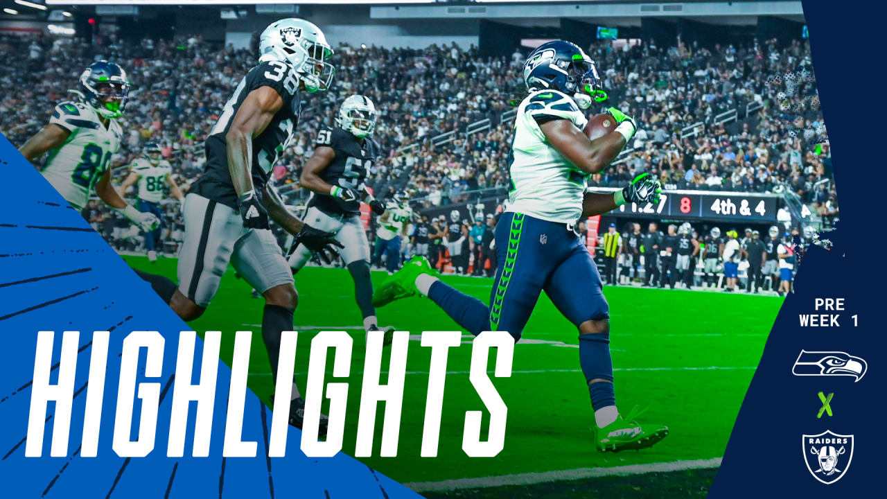 Seattle Seahawks vs. Las Vegas Raiders  Preseason Week 1 2021 NFL Game  Highlights 