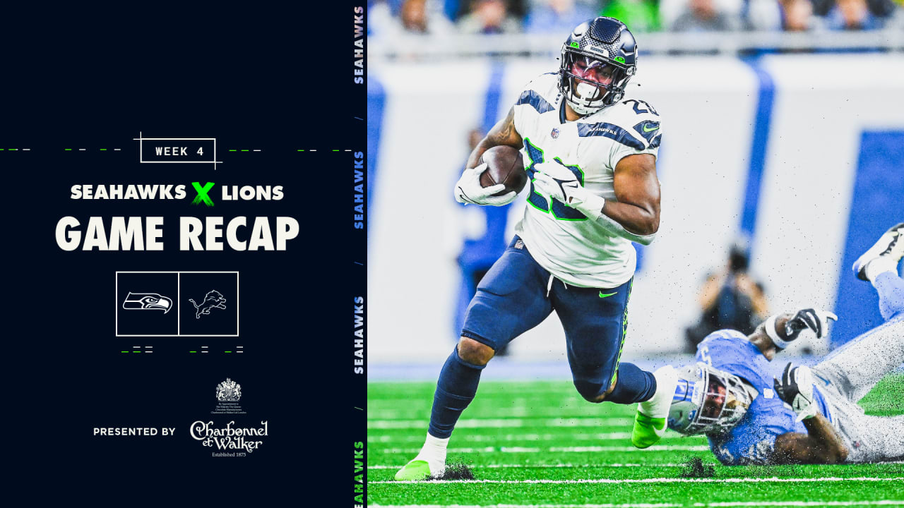 2022 Week 4 Seahawks at Lions Game Recap