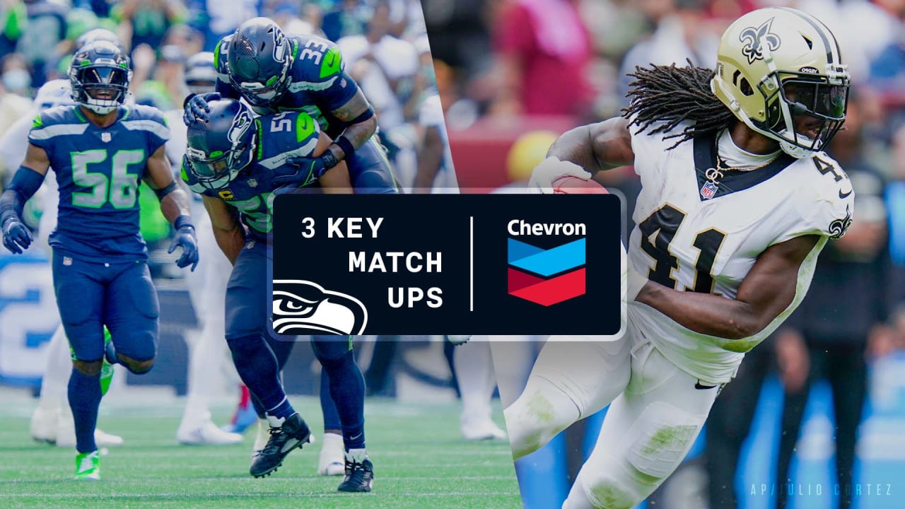 2021 Week 7 Key Matchups: Seahawks vs. Saints