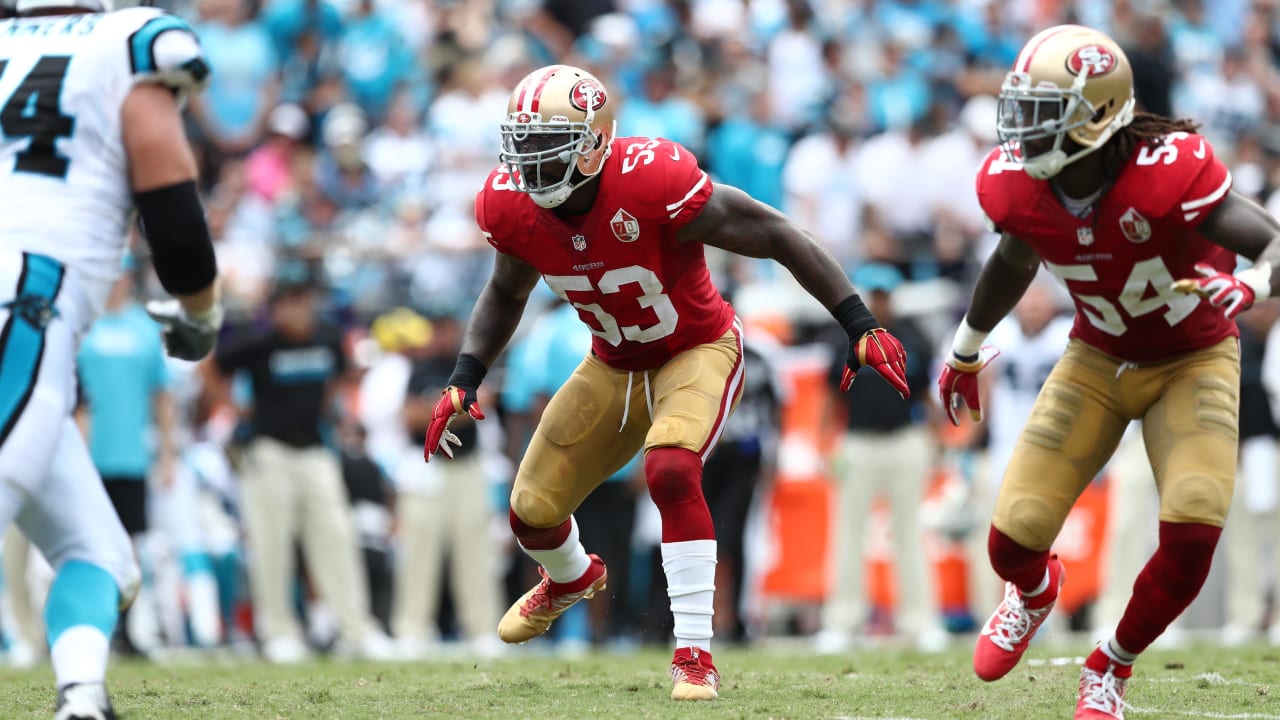 49ers guard Andrew Tiller (61) during NFL action between the San