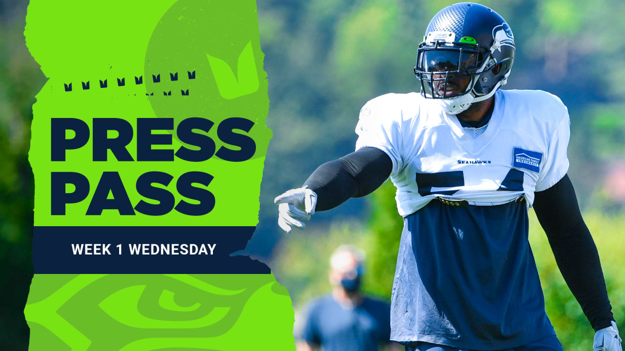 Seahawks 2020 Press Pass - Week 1 Wednesday