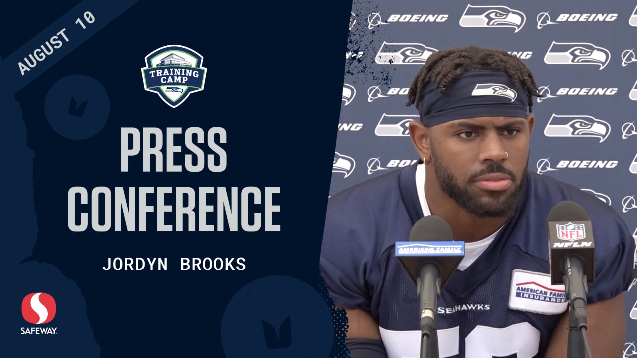 Jordyn Brooks Seahawks Training Camp Press Conference August 10