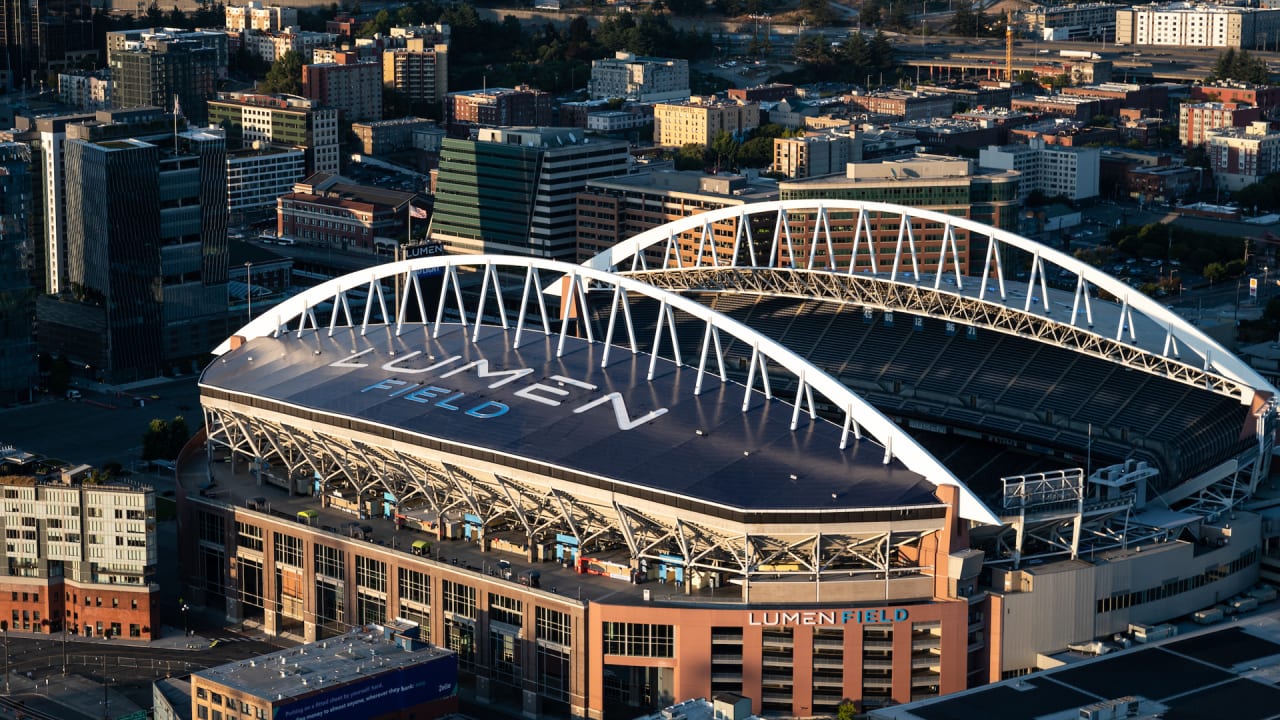 Seattle Seahawks Panoramic Picture - Lumen Field NFL Fan Cave Decor